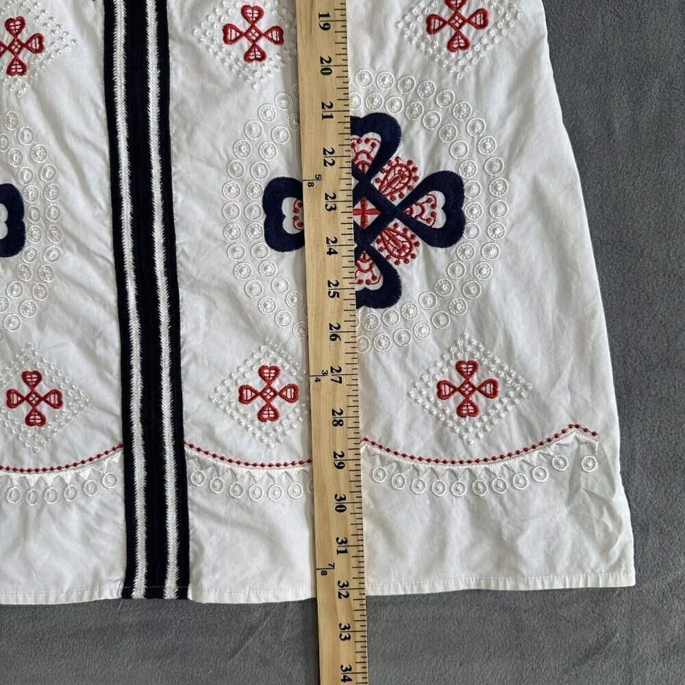 Endless Rose Shift Dress White Embroidered Small - Picture 14 of 16